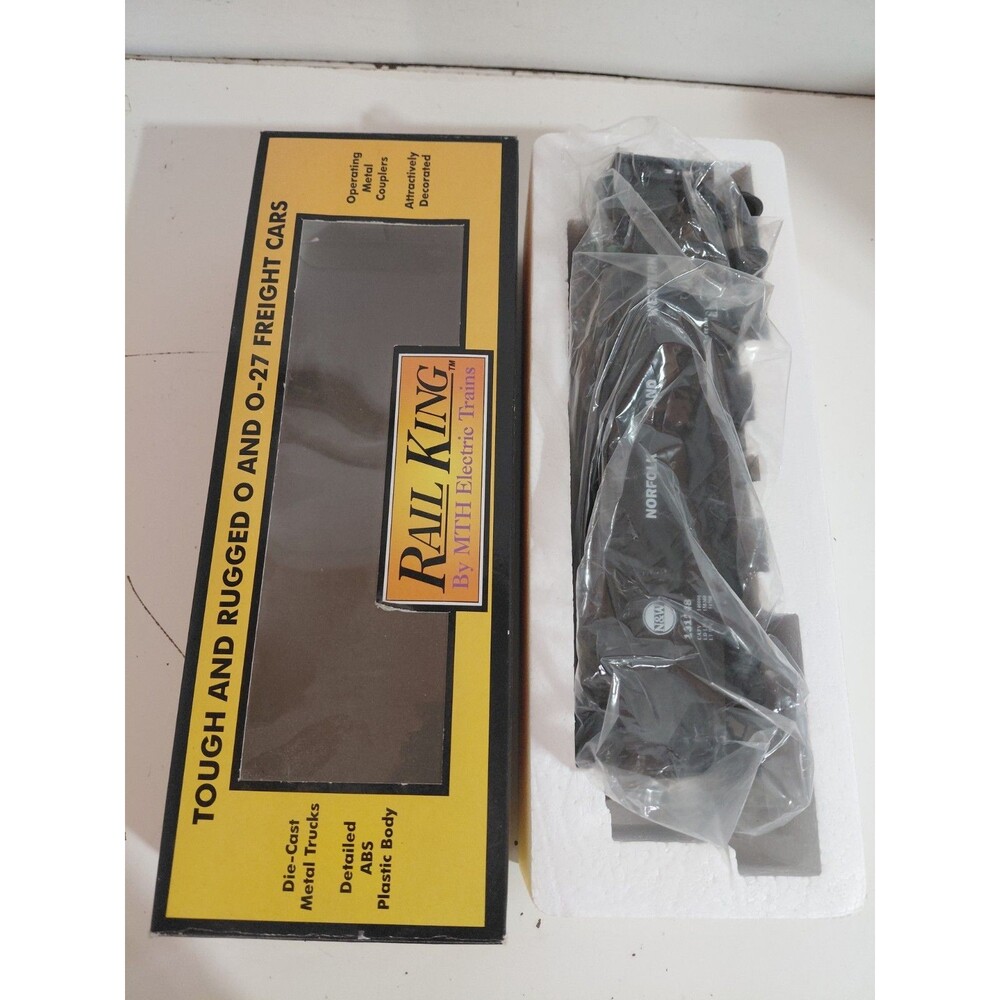 MTH RK-7506L Rail King O Gauge Model Railroad Norfolk & Western Hopper Car w/Box
